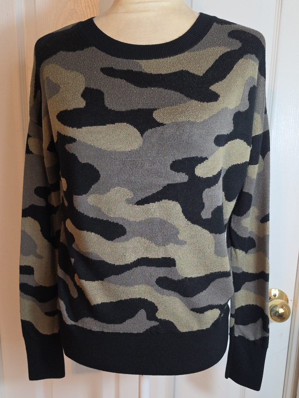 Issac Mizrahi Camoflauge Sweater